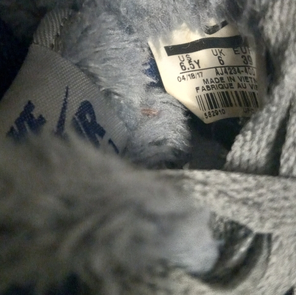 Nike Air Force 1 Werewolf Edition Denim Blue/Gray Size 6.5Y or Women's 8 - Picture 6 of 8